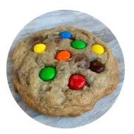 Cookies com confeitos
